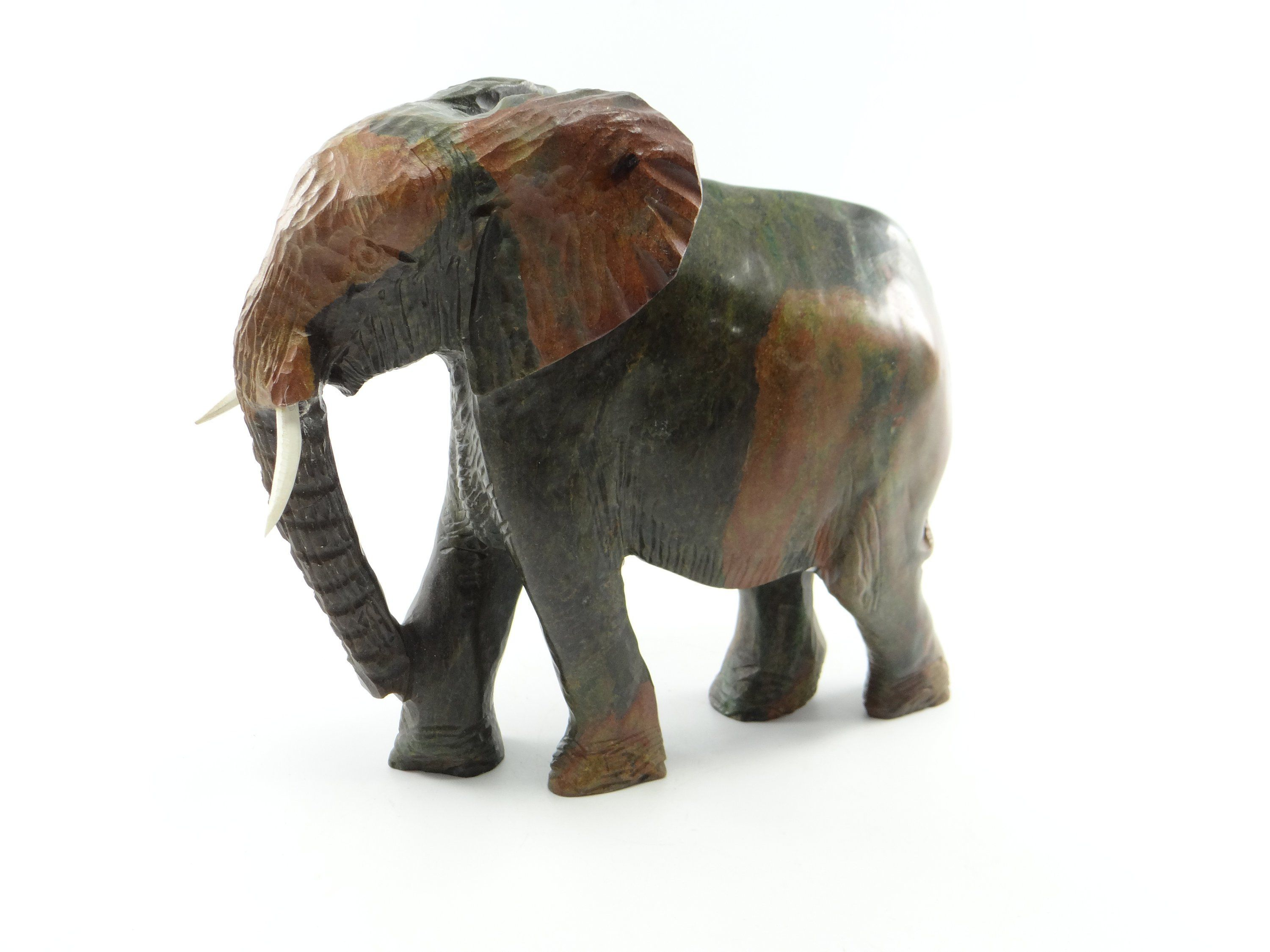 Soapstone Animal Sculptures - Elephant